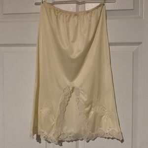 Vintage Cream Color Half Slip